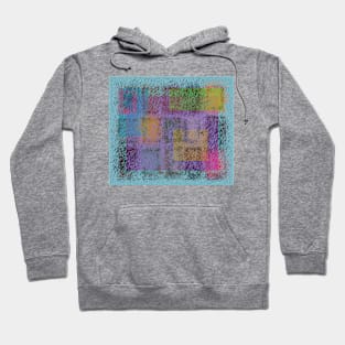 Abstract squares colorful painting Hoodie